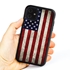 Guard Dog Old Glory Rugged American Flag Hybrid Phone Case for iPhone 11 Old Glory Black Dark Blue - Black w/Dark Blue Trim
