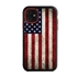 Guard Dog Old Glory Rugged American Flag Hybrid Phone Case for iPhone 11 Old Glory Black Red - Black w/Red Trim
