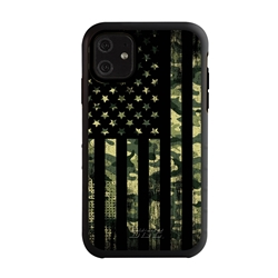 
Guard Dog Patriot Camo Rugged American Flag Phone Case for iPhone 11 Patriot Camo Black Black - Black w/Black Trim