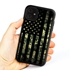 Guard Dog Patriot Camo Rugged American Flag Hybrid Phone Case for iPhone 11 Patriot Camo Black Black - Black w/Black Trim

