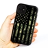 Guard Dog Patriot Camo Rugged American Flag Hybrid Phone Case for iPhone 11 Patriot Camo Black Black - Black w/Black Trim
