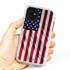 Guard Dog Star Spangled Banner Rugged American Flag Hybrid Phone Case for iPhone 11 Star Spangled Banner White Dark Blue - White w/Dark Blue Trim
