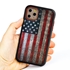 Guard Dog American Might Rugged American Flag Hybrid Phone Case for iPhone 11 Pro American Might Black Red - Black w/Red Trim
