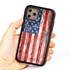 Guard Dog Land of Liberty Rugged American Flag Hybrid Phone Case for iPhone 11 Pro Land of Liberty Black Dark Blue - Black w/Dark Blue Trim
