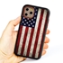 Guard Dog Old Glory Rugged American Flag Hybrid Phone Case for iPhone 11 Pro Old Glory Black Red - Black w/Red Trim
