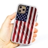 Guard Dog Star Spangled Banner Rugged American Flag Hybrid Phone Case for iPhone 11 Pro Star Spangled Banner White Dark Blue - White w/Dark Blue Trim
