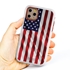 Guard Dog Star Spangled Banner Rugged American Flag Hybrid Phone Case for iPhone 11 Pro Star Spangled Banner White Red - White w/Red Trim
