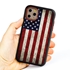 Guard Dog Old Glory Rugged American Flag Hybrid Phone Case for iPhone 11 Pro Max Old Glory Black Red - Black w/Red Trim
