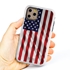 Guard Dog Star Spangled Banner Rugged American Flag Hybrid Phone Case for iPhone 11 Pro Max Star Spangled Banner White Dark Blue - White w/Dark Blue Trim
