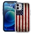 Guard Dog Protective Hybrid Case for iPhone 12 Mini American Flag Design – Old Glory White with Dark Blue Silicone
