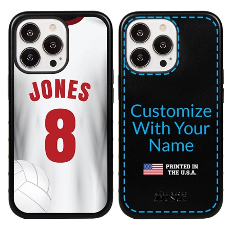 Custom Volleyball Jersey Case for iPhone 14 Pro Max (Full Color Jersey)
