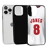 Custom Volleyball Jersey Hybrid Case for iPhone 14 Pro Max - (White Jersey)
