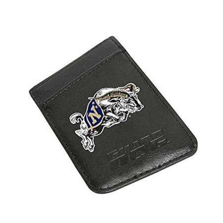 Navy Midshipmen - DP1 "Goat Logo" Card Keeper Leather Phone Wallet w/RFID Protection - Black
