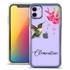 Personalized Bird Case for iPhone 11 – Clear – Hovering Hummingbird

