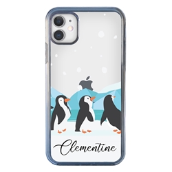
Personalized Bird Case for iPhone 11 – Clear – Penguin Fun