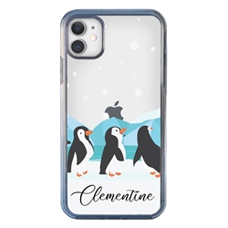 
Personalized Bird Case for iPhone 11 – Clear – Penguin Fun