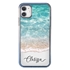 Personalized Tropical Case for iPhone 11 – Clear – Ocean Front

