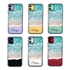 Personalized Tropical Case for iPhone 11 – Clear – Ocean Front
