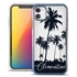 Personalized Tropical Case for iPhone 11 – Clear – Palm Tree Silhouette
