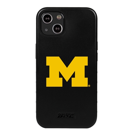 Guard Dog Michigan Wolverines Logo Hybrid Case for iPhone 14 Plus

