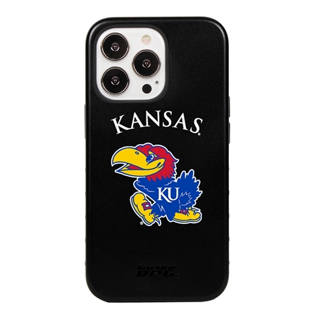 Guard Dog Kansas Jayhawks Logo Hybrid Case for iPhone 14 Pro
