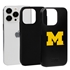 Guard Dog Michigan Wolverines Logo Hybrid Case for iPhone 14 Pro
