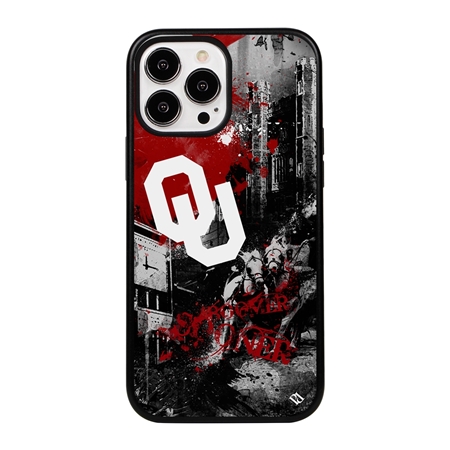 Guard Dog Oklahoma Sooners PD Spirit Hybrid Phone Case for iPhone 14 Pro Max
