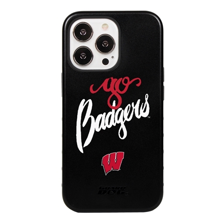 Guard Dog Wisconsin Badgers - Go Badgers™ Hybrid Case for iPhone 14 Pro

