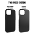 Custom Photo Case for iPhone 15 - Hybrid (Black Case)

