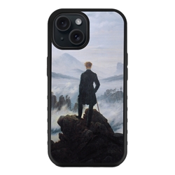 
Famous Art Case for iPhone 15 – Hybrid – (Caspar David Friedrich – Wanderer Above The Sea of Fog) 