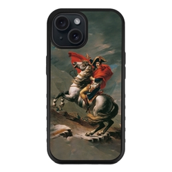 
Famous Art Case for iPhone 15 – Hybrid – (Jacques Louis David – Napoleon Crossing The Alps) 