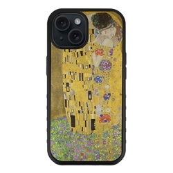 
Famous Art Case for iPhone 15 – Hybrid – (Klimt – The Kiss) 