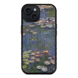 
Famous Art Case for iPhone 15 – Hybrid – (Monet – Water Lilies) 