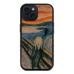 
Famous Art Case for iPhone 15 – Hybrid – (Munch – The Scream) 