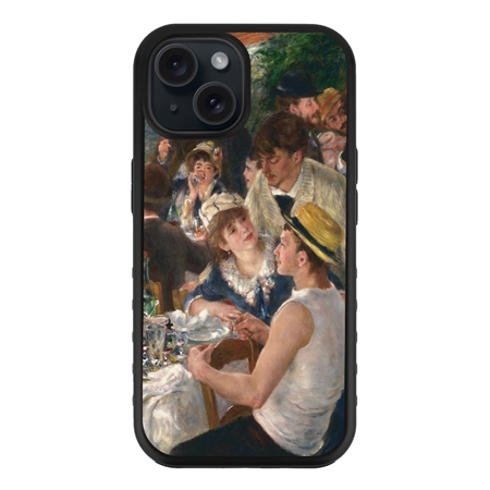 Famous Art Case for iPhone 15 – Hybrid – (Peirre Auguste Renoir – Luncheon of The Boating Party) 
