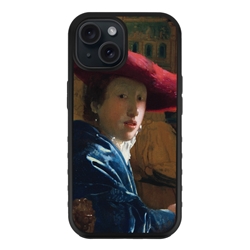 
Famous Art Case for iPhone 15 (Vermeer – Girl with Red Hat) 