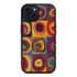 Famous Art Case for iPhone 15 (Wassily Kandinsky – Squares with Concentric Rings) 
