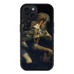
Famous Art Case for iPhone 15 Plus – Hybrid – (De Goya – Saturno Devouring his Son) 