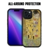 Famous Art Case for iPhone 15 Plus – Hybrid – (Klimt – The Kiss) 
