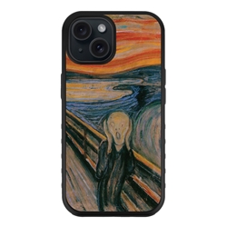 
Famous Art Case for iPhone 15 Plus – Hybrid – (Munch – The Scream) 