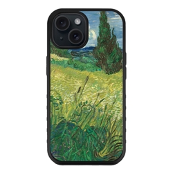 
Famous Art Case for iPhone 15 Plus – Hybrid – (Van Gogh – Green Field) 