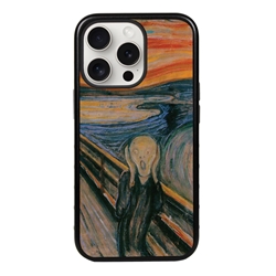 
Famous Art Case for iPhone 15 Pro – Hybrid – (Munch – The Scream) 