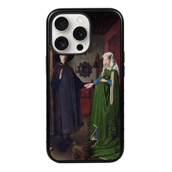 
Famous Art Case for iPhone 15 Pro – Hybrid – (Van Eyck – Arnolfini Portrait) 
