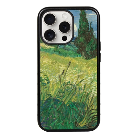 Famous Art Case for iPhone 15 Pro (Van Gogh – Green Field) 
