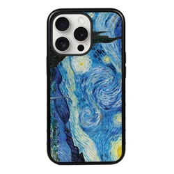 
Famous Art Case for iPhone 15 Pro – Hybrid – (Van Gogh – Starry Night) 