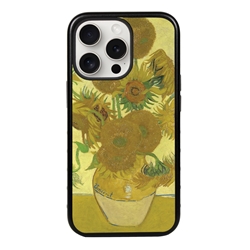 
Famous Art Case for iPhone 15 Pro – Hybrid – (Van Gogh – Sunflowers) 