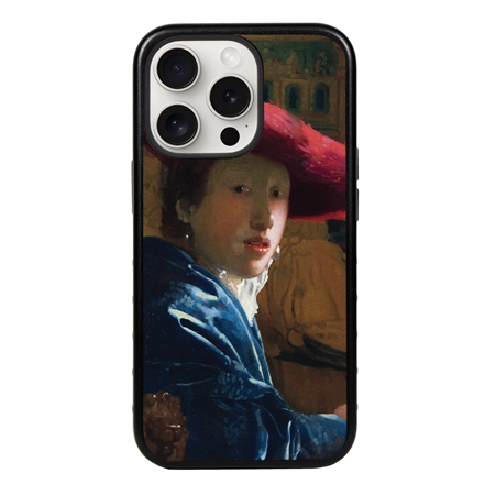 Famous Art Case for iPhone 15 Pro (Vermeer – Girl with Red Hat) 
