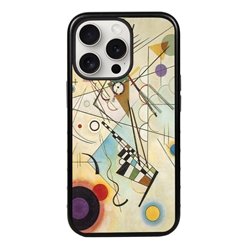 
Famous Art Case for iPhone 15 Pro – Hybrid – (Wassily Kandinsky – Composition 8) 