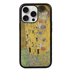 
Famous Art Case for iPhone 15 Pro Max – Hybrid – (Klimt – The Kiss) 