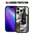 Famous Art Case for iPhone 15 Pro Max – Hybrid – (Picasso – Glass Guitar and Bottle) 

